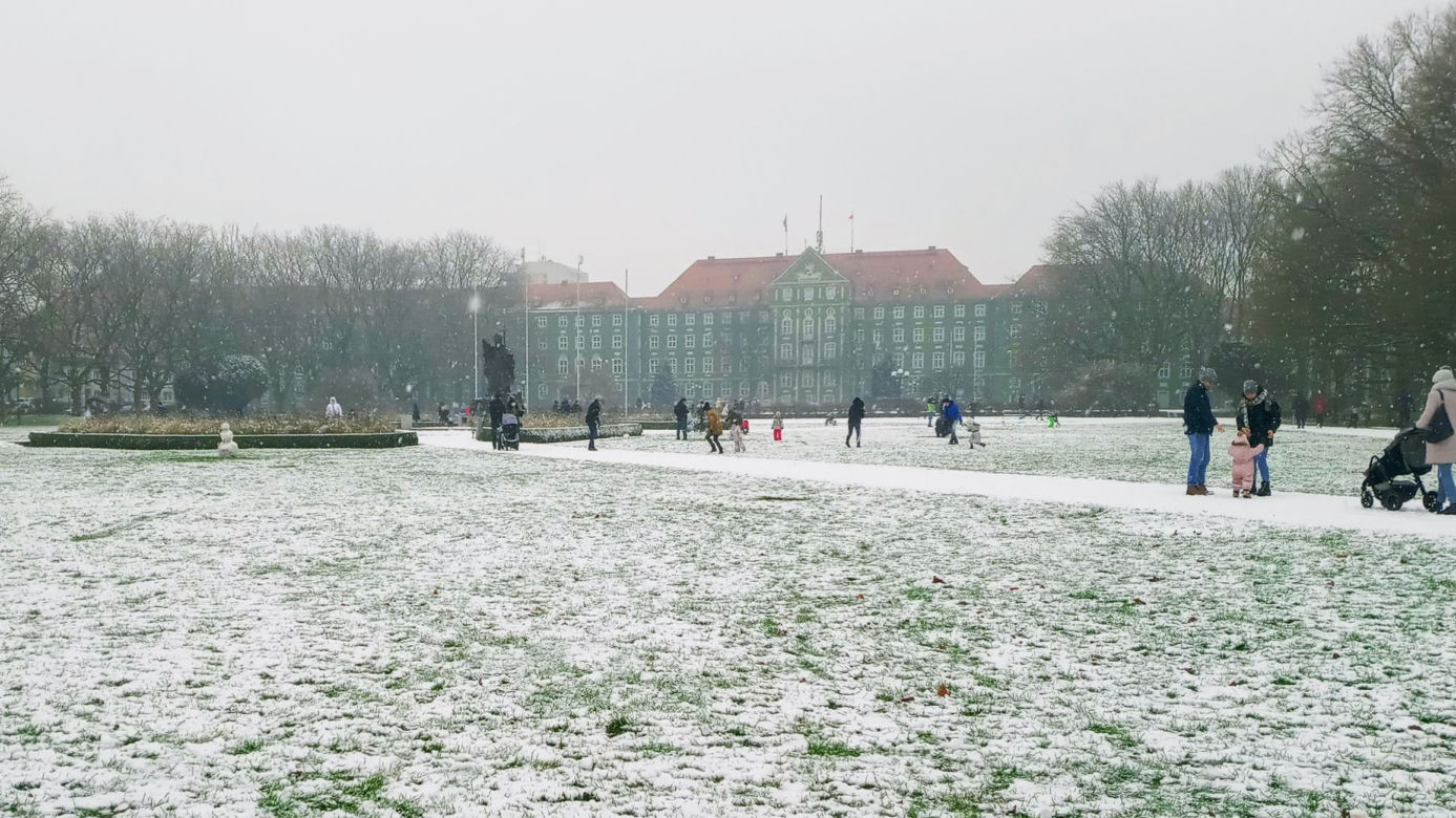 Noworoczny atak zimy w Szczecinie