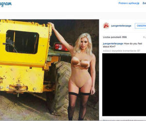 Pupa na kupie piasku - dziwaczna sesja Kim Kardashian