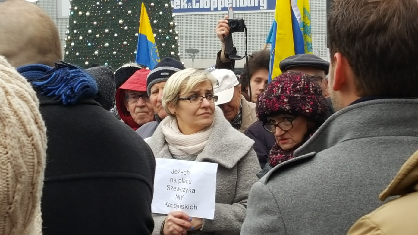 Mieszkańcy Katowic bronią placu Szewczyka