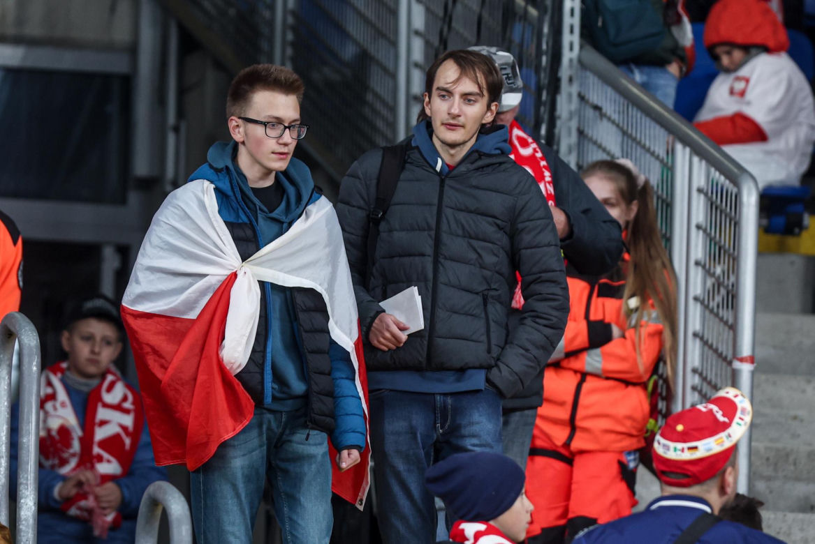 Szał na trybunach podczas meczu Polska - Nowa Zelandia