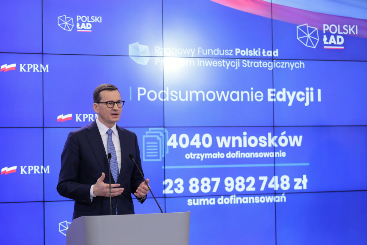 Premier Mateusz Morawiecki przedstawia Program Inwestycji Strategicznych „Polski Ład”