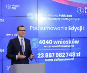 Premier Mateusz Morawiecki przedstawia Program Inwestycji Strategicznych „Polski Ład”
