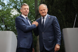 Spotkanie Donalda Tuska i Petera Magyara