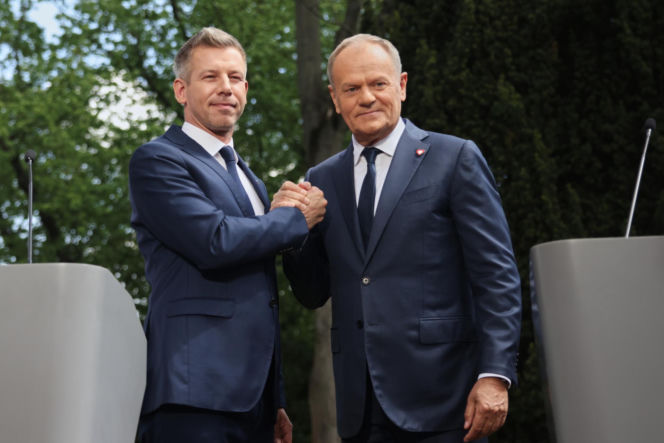 Spotkanie Donalda Tuska i Petera Magyara