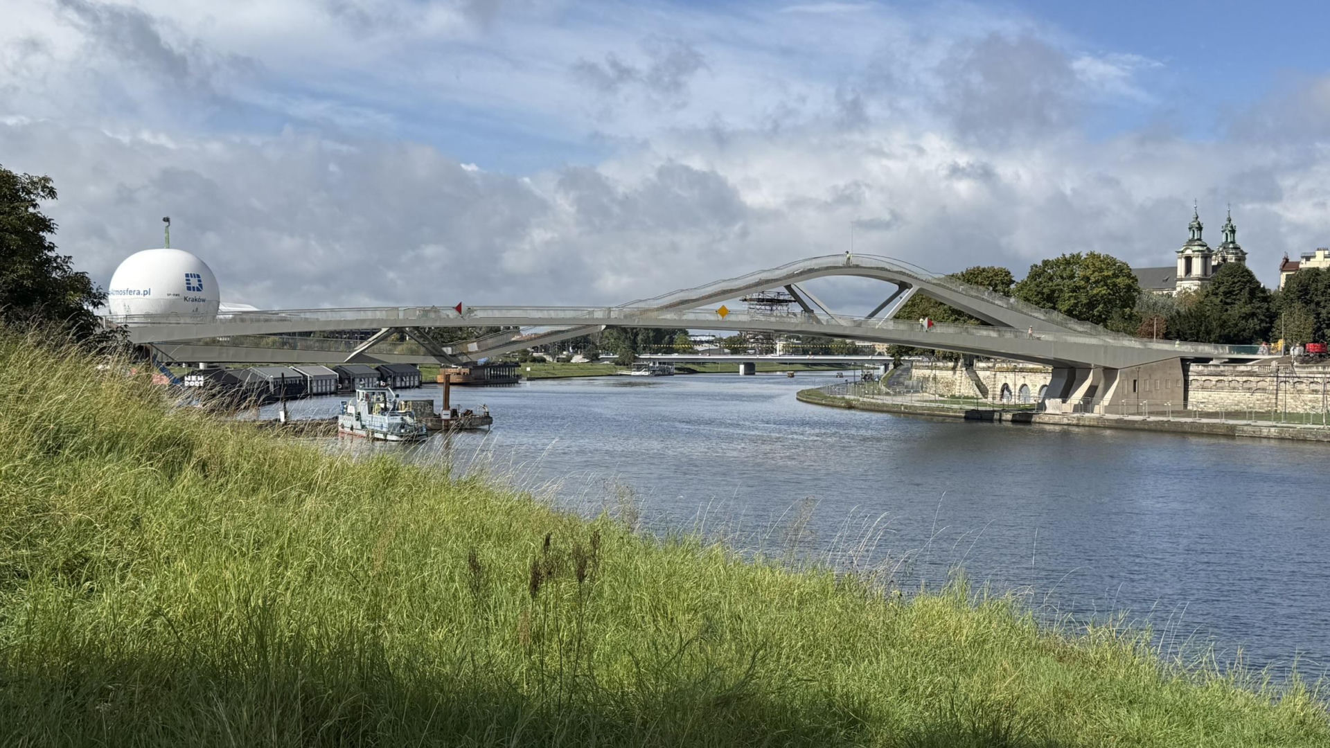 Kładka Kazimierz - Ludwinów w Krakowie - wrzesień 2026
