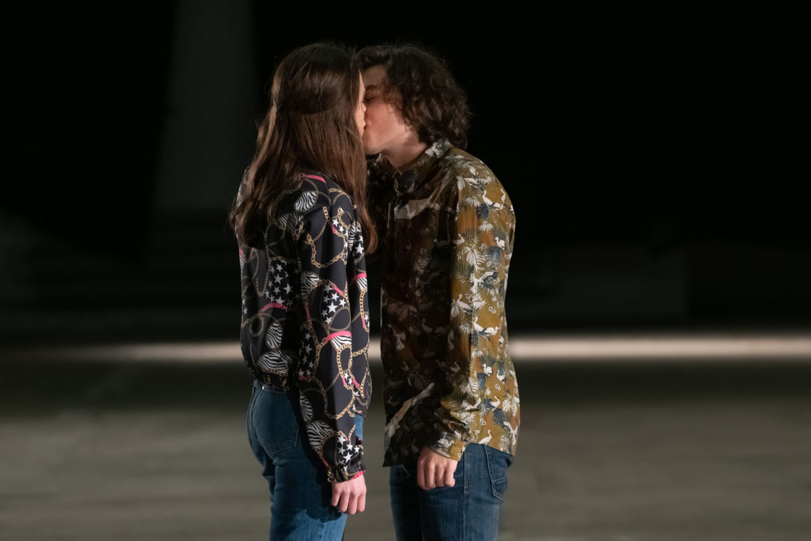 Na Wspólnej, odc. 3025: Przemek (Eryk Cichowicz), Monika (Karolina Oldyńśka)