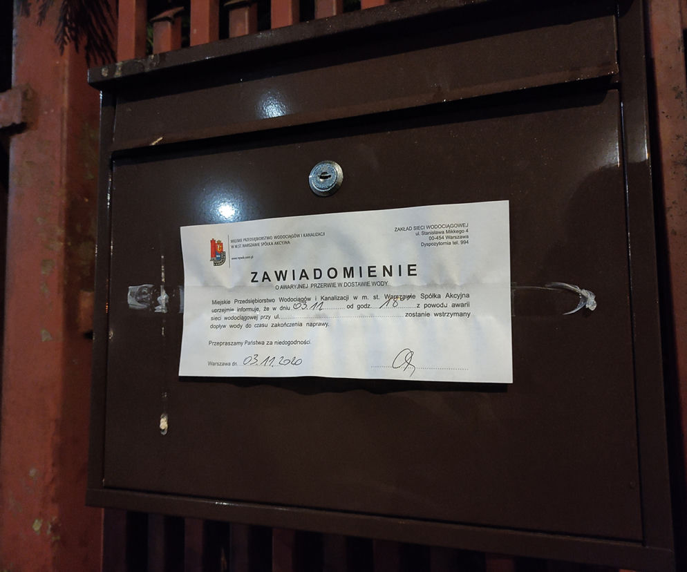 Ogromna awaria pod domem prezesa Kaczyńskiego