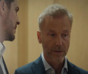 M jak miłość odc. 1913. Marcin (Mikołaj Roznerski), Andrzej Budzyński (Krystian Wieczorek)