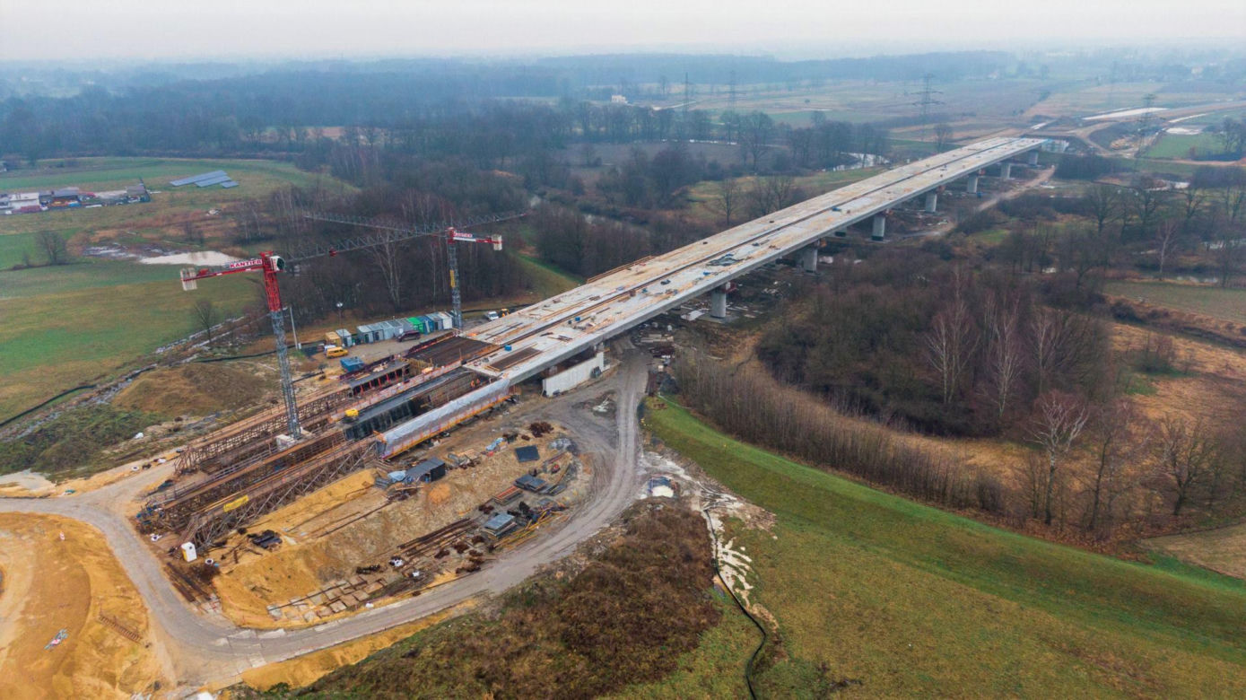 Budowa obwodnicy Oświęcimia ZDJĘCIA MARZEC 2024