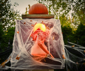 Gdańsk: Dom jak z horroru. Udekorowali budynek na helloween [ZDJĘCIA]