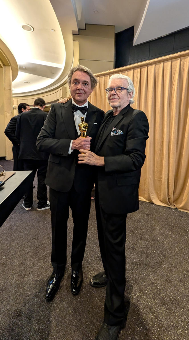 Dorota Zglobicka i Zbigniew Rybczyński na gali Oscarów 2026