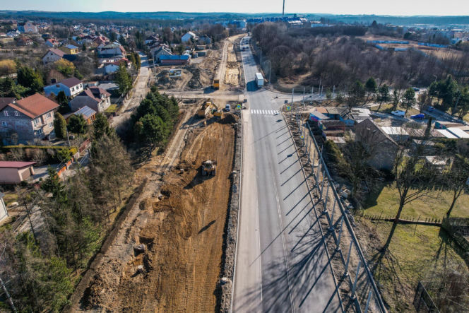 Przebudowa DK94 w Olkuszu - marzec 2026