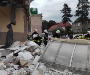 Ktoś wysadził bankomat w powietrze