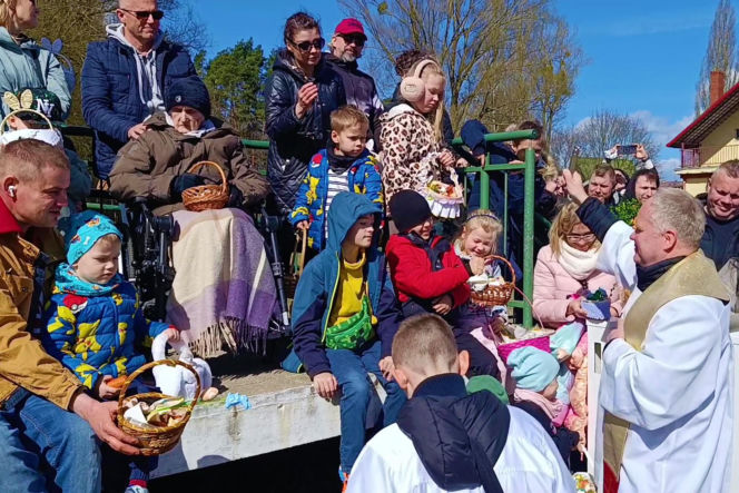 Konna święconka w Szczecinie