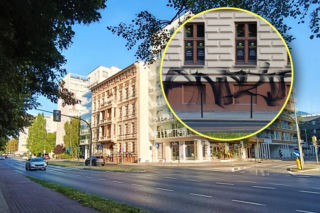 Zero szacunku dla zabytku. „Kanapka” oszpecona przez nieuchwytnego pseudografficiarza 