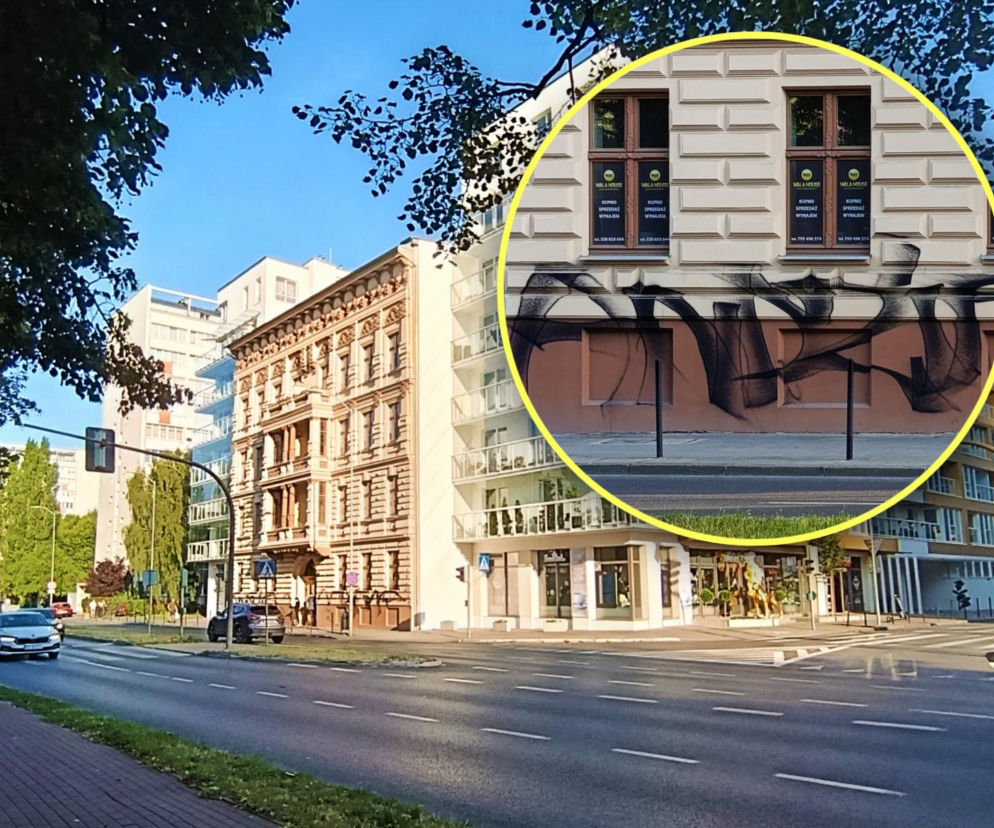 Odrestaurowana kamienica w centrum Szczecina zniszczona. Wandal nie miał szacunku dla zabytku