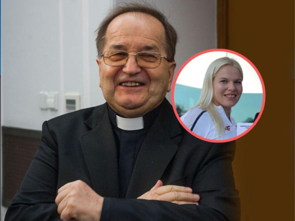 Dziwny kontakt Tadeusza Rydzyka z mistrzynią boksu w samolocie! Trener wszystko słyszał 