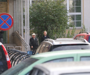 Donald Tusk z ojczymem Wacławem