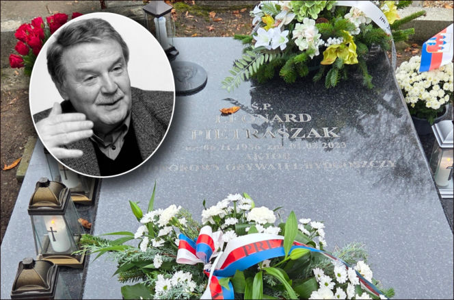 Tak wygląda grób gwiazdy „Vabanku”. Spoczął obok ukochanej mamy