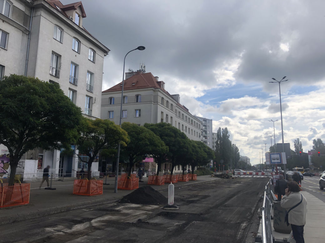 Tramwaj do Wilanowa. Jak wygląda budowa w okolicy ul. Dolnej?