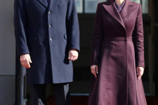 Marta Nawrocka w czerwieni