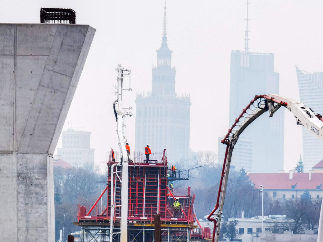 Warszawa. Powstaje nowy most nad Wisłą. Zakończył się kolejny etap budowy!
