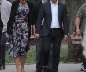 Prezydent wrócił do żony Andrzej Duda Agata Duda