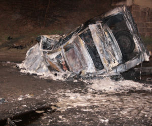 Spalił się w bmw