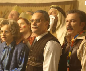 Stulecie Winnych 4 sezon. Andzia (Barbara Wypych), Stanisław (Jan Wieczorkowski), Jerzyk (Jerzy Andrzejewski) 