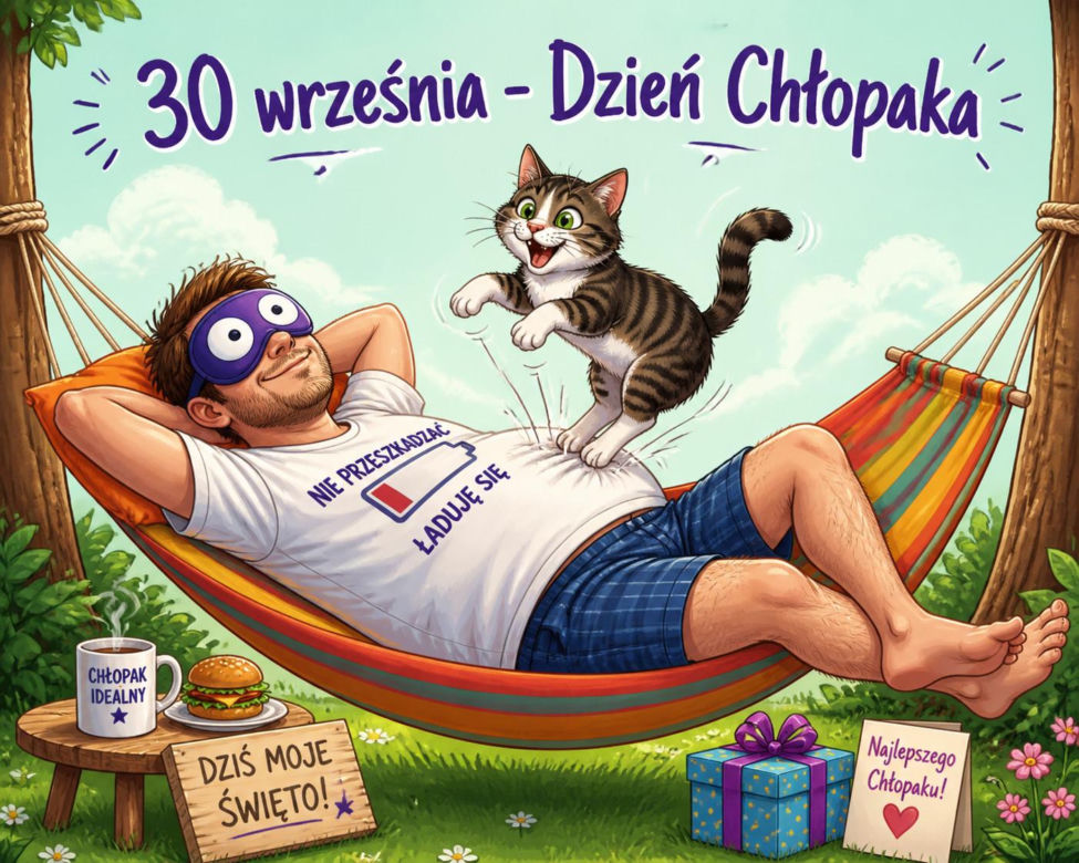 Śmieszna kartka na Dzień Chłopaka