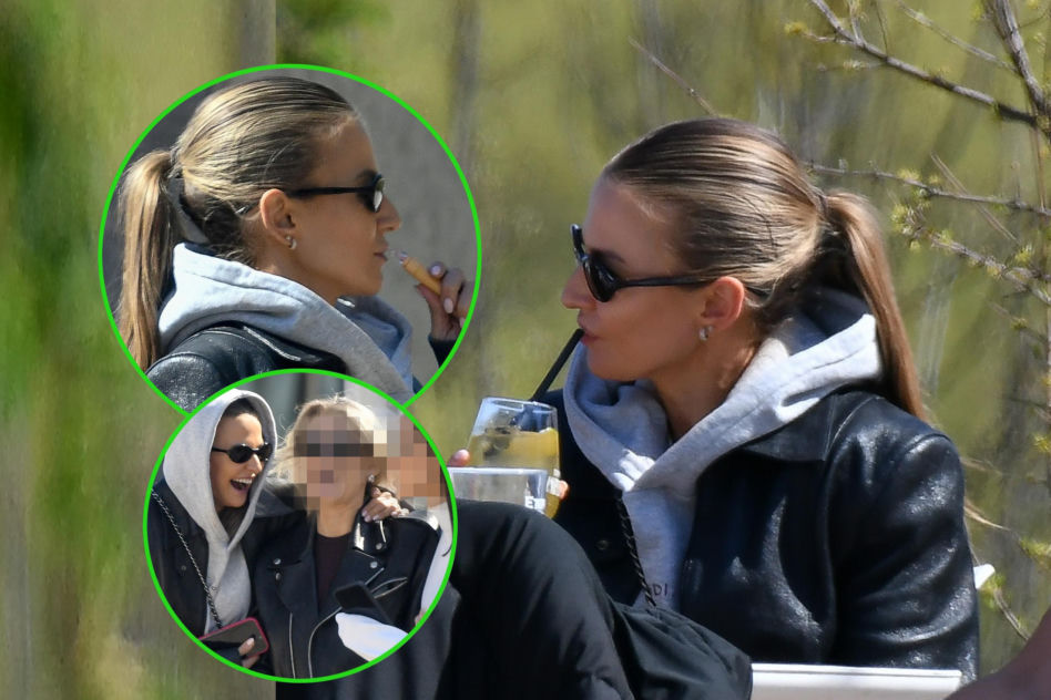 Anna Lewandowska z koleżankami