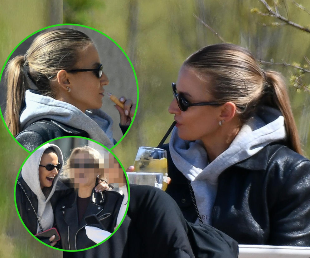 Anna Lewandowska z koleżankami