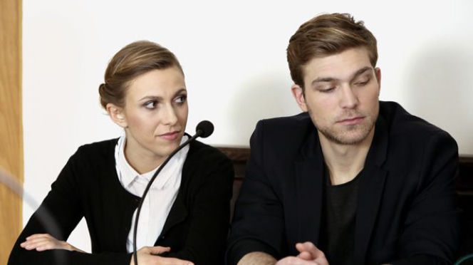 Barwy szczęścia odc. 1457. Sandra (Paulina Komenda), Michał (Piotr Witkowski)
