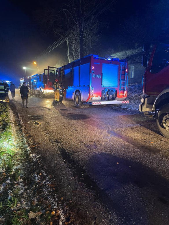 Tragiczny pożar w pow, łęczyńskim. Życia 82-latka nie udało się uratować
