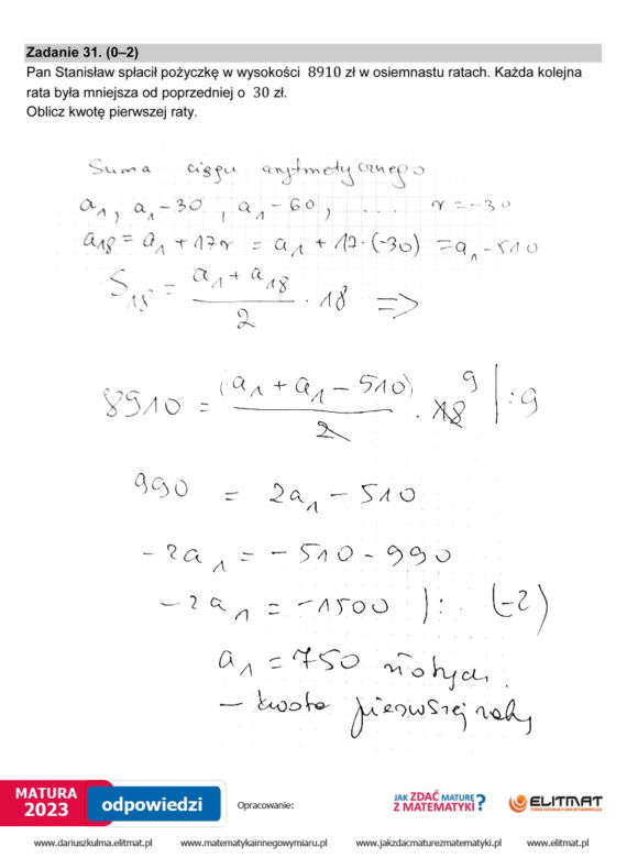 Matura 2023: matematyka. Arkusze CKE i odpowiedzi rozwiązane przez eksperta [Formuła 2015]	