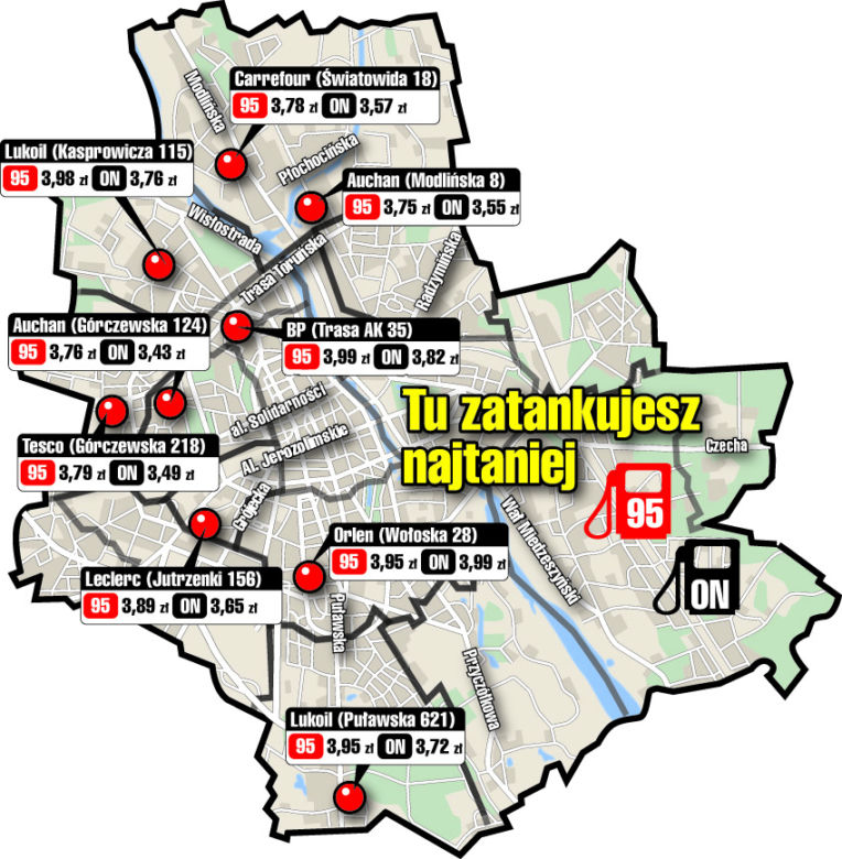 Tu kupisz najtańsze paliwo