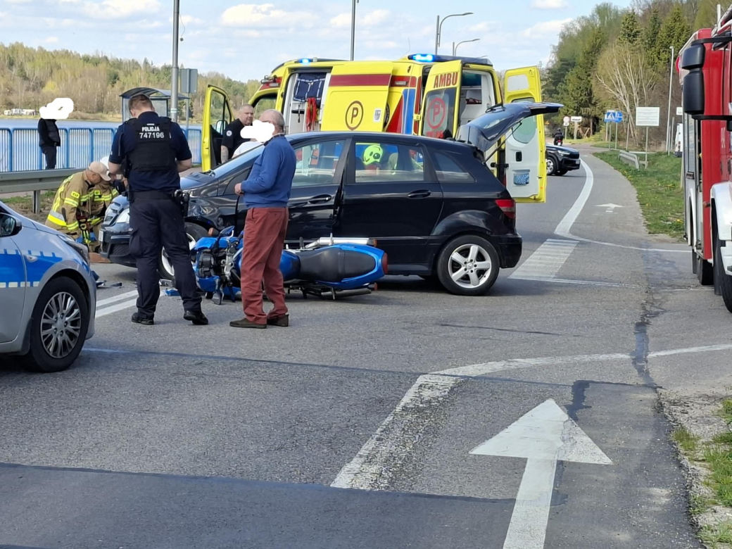 19.04.2026. Wypadek w Krynkach. Lądował LPR