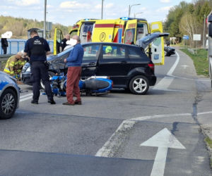 19.04.2026. Wypadek w Krynkach. Lądował LPR