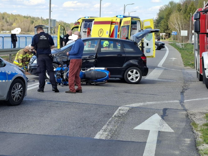 19.04.2026. Wypadek w Krynkach. Lądował LPR