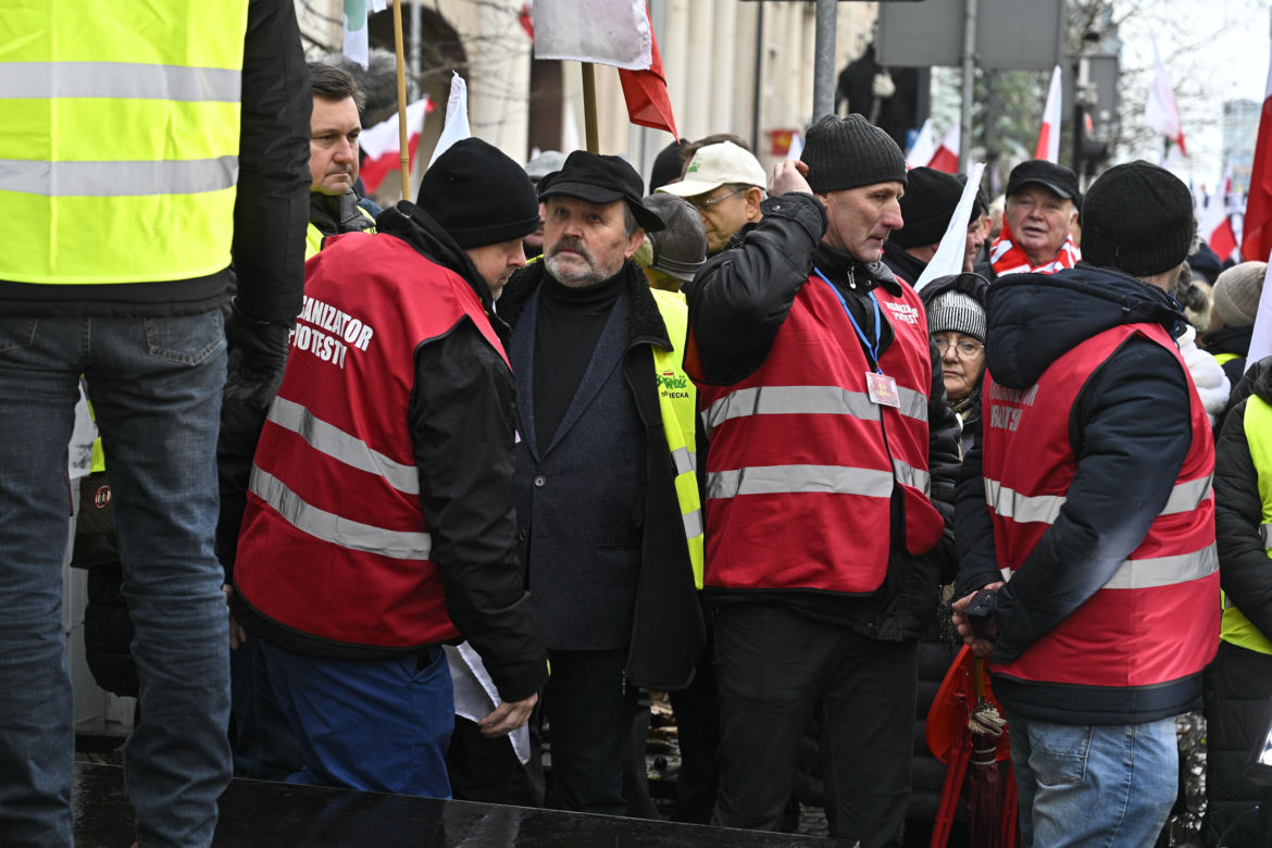 Protest rolników w Warszawie (3.01.2025)