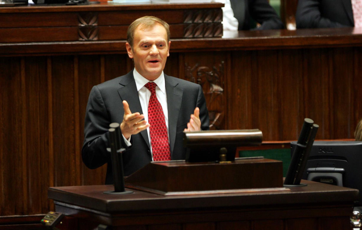 Donald Tusk expose w 2007 roku