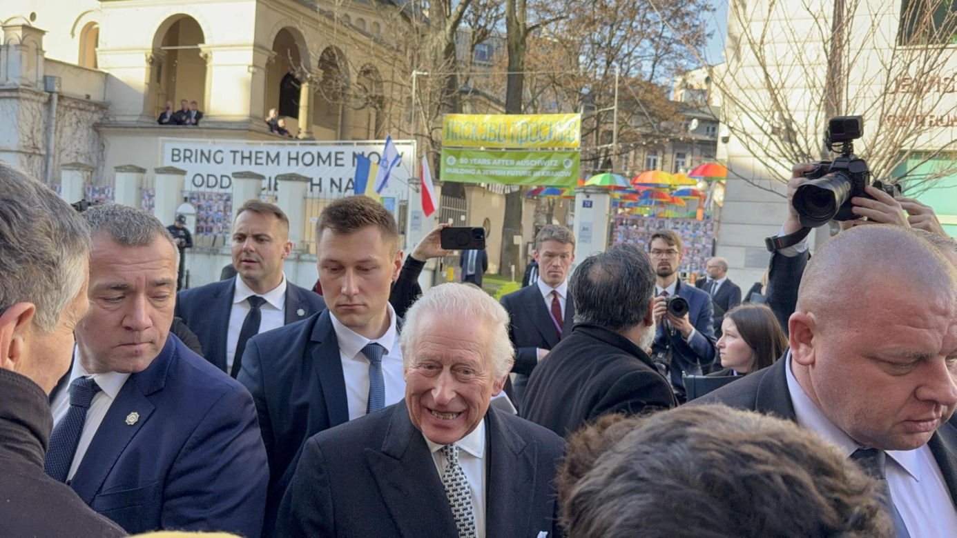 Wizyta króla Karola III w Krakowie.