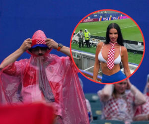 MŚ 2026. Nawet w deszczu paradowała w samym staniku! Ivana Knoll nie miała żadnych oporów