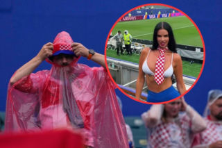 MŚ 2026. Nawet w deszczu paradowała w samym staniku! Ivana Knoll nie miała żadnych oporów