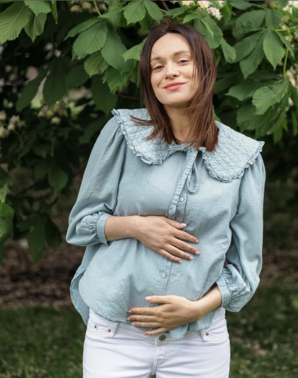 Barwy szczęścia. Maria Dejmek w ciąży