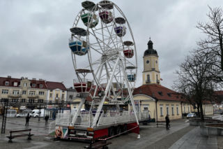Diabelski młyn na Rynku Kościuszki w Białymstoku