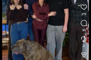 Jacek Rozenek - święta z żoną i synami