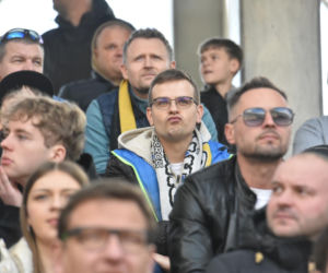 PRES Grupa Deweloperska Toruń - Stelmet Falubaz Zielona Góra, zdjęcia kibiców i zawodników ze sparingu na Motoarenie