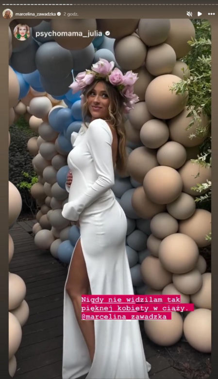 Obłedne baby shower Marceliny Zawadzkiej. Aż kapało od kasy! Znamy płeć dziecka