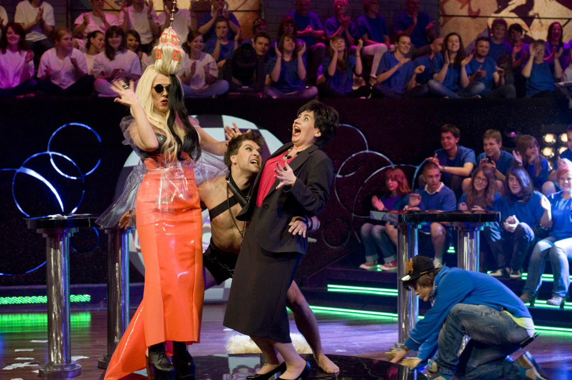 Lady Gaga i Justin Bieber u Szymona Majewskiego